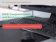 Tablet Screenshot of kww.de
